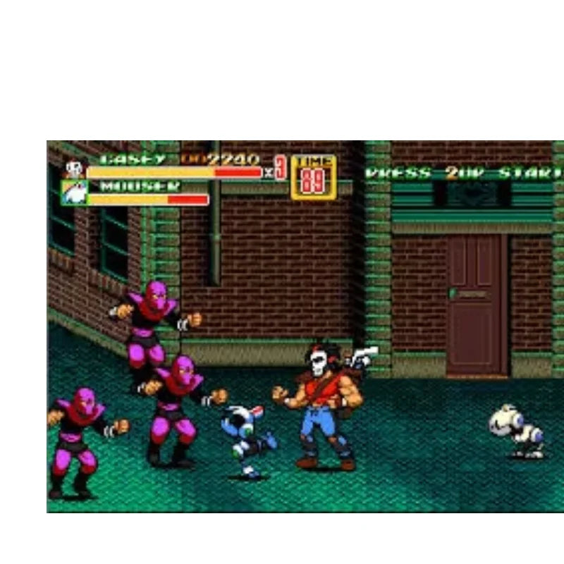 SOR2 Shredder's Revenge 16Bit Game Card For Mega Drive Genesis