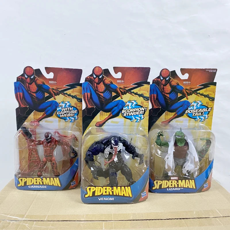 Marvel Legends Spiderman Series Carnage, Venom, Lizard Action Figures