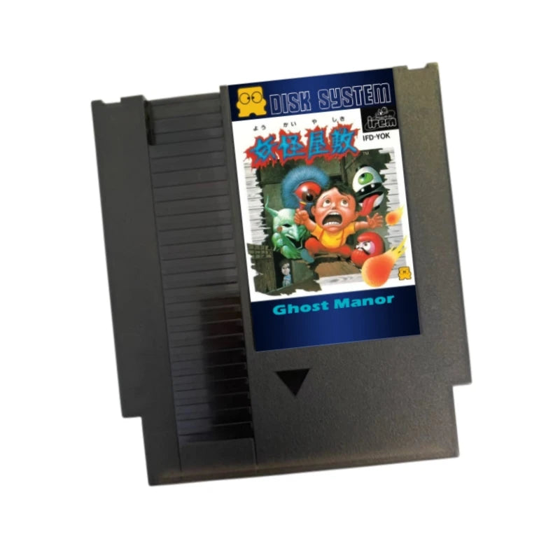 Ghost Manor ( FDS Emulated ) English /Game Cartridge for FC / NES Consoles
