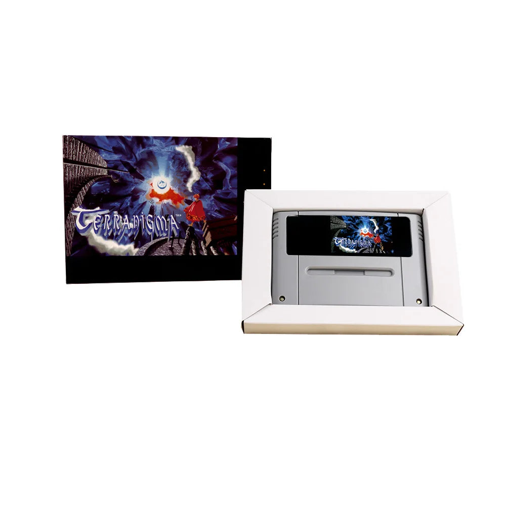 Terranigma RPG game Card for SNES EUR PAL USA NTSC 16bit Game Consoles with Retail Box  Cartridge