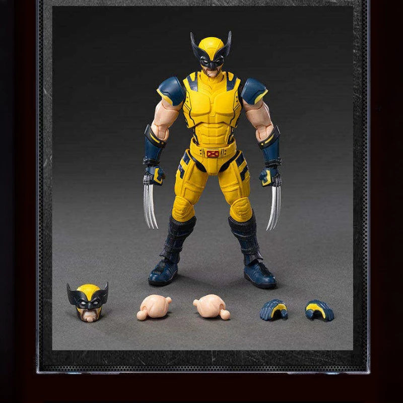 In Stock New Original Blokees Marvel Heroes Beyond Version Wolverine Super 13.4 Cm Figure Gifts Toys Collection
