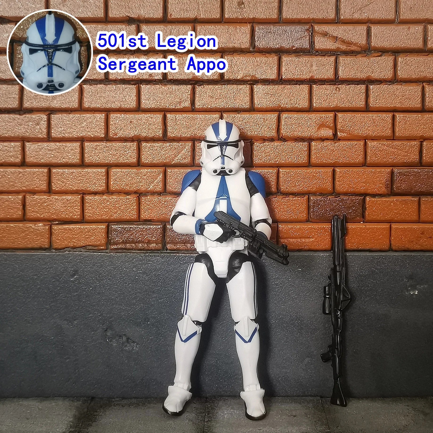 Star Wars 3.75 Inch Trooper 1/18 501st 187th Legion  Shock Action Figure REX ARF P1 P2 clone Toys Model Loose