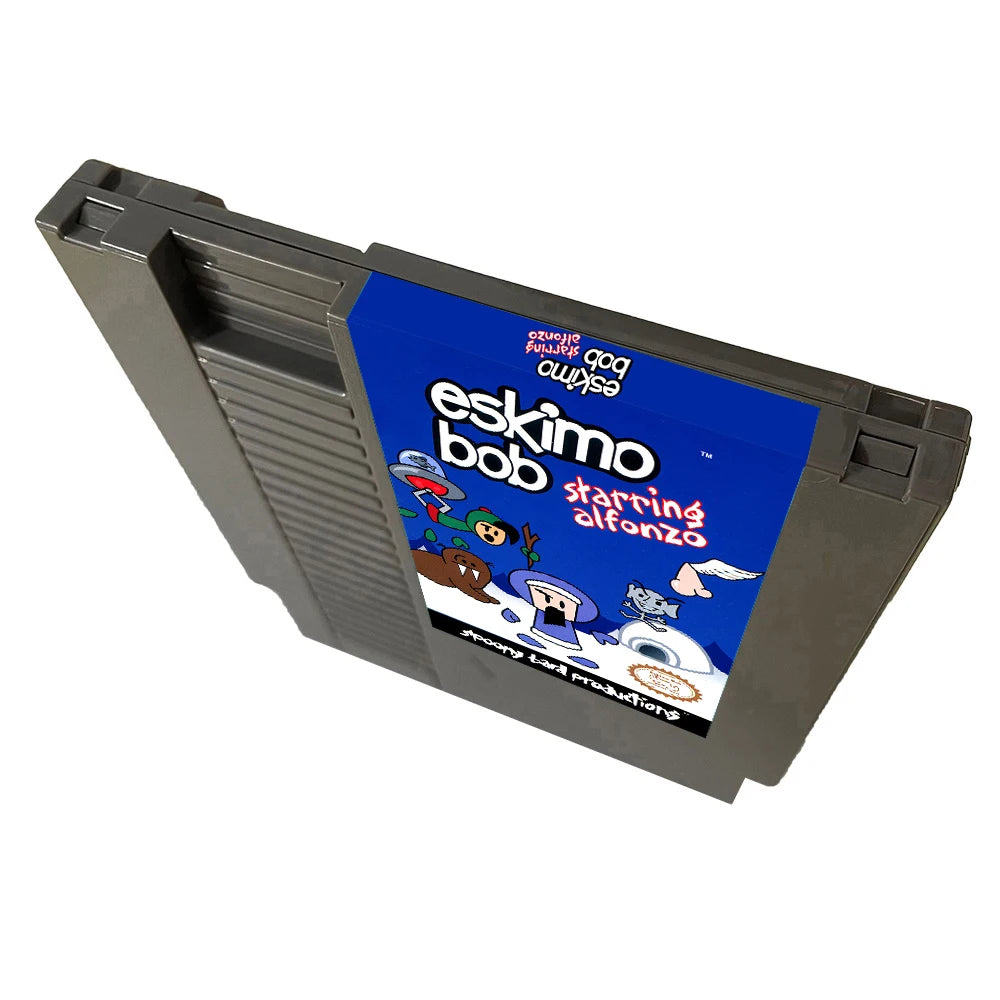 Eskimo Bob: Starring Alfonzo - Game Cartridge for NES