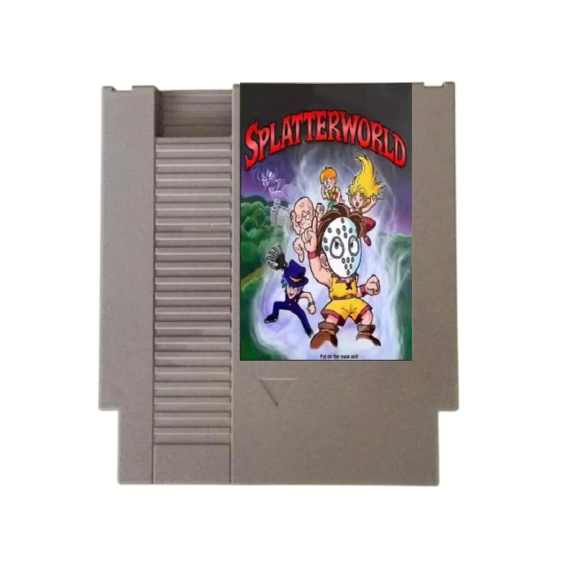 Splatter World English / Japanese Game Cartridge for FC / NES Console 60Pins / 72Pins Video Game Card