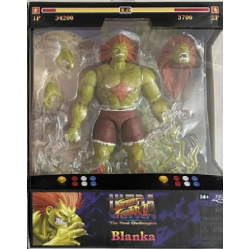 Jada Toys Ultra Street Fighter II M.Bison Dhalsim Violent Ken RYU Guile 6" Inch