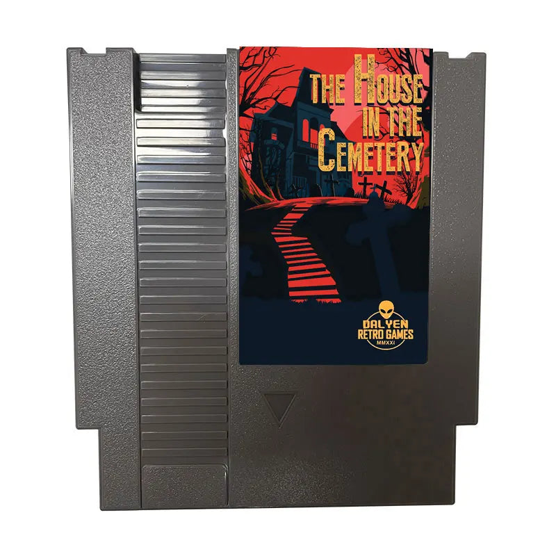 THE-HOUSE-IN-THE-CEMETERY Game Cartridge For NES 8 Bit Video Game Consoles