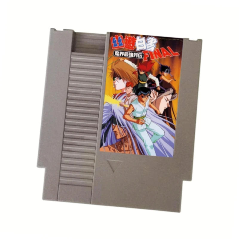 Yuu Yuu Hakusho Final Game Cartridge for FC / NES Console 60Pins / 72Pins Video Game Card