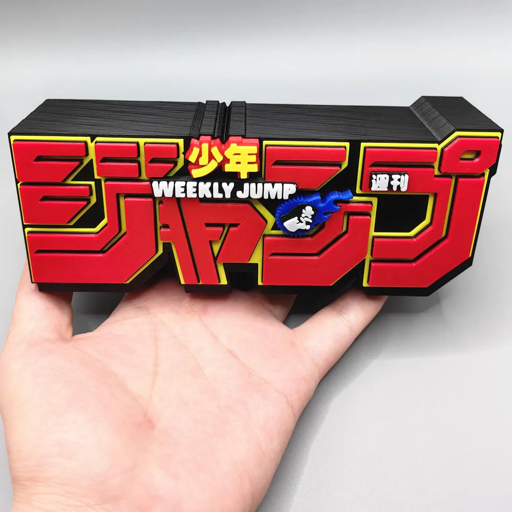 Video Game Company Title 3D Printing Logo Nameplate for Model Doll PVC Figure Collection Display Cosplay Exhibition Ornament Toy