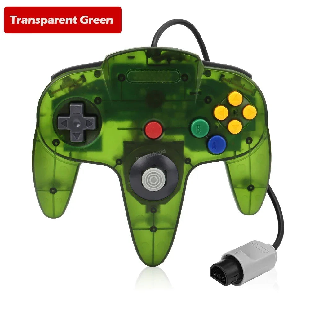 8 Colors Wired Gamepad For N64 Console Joypad Control for N64 Classic Joystick Retro Game Console Gamepad Accessories
