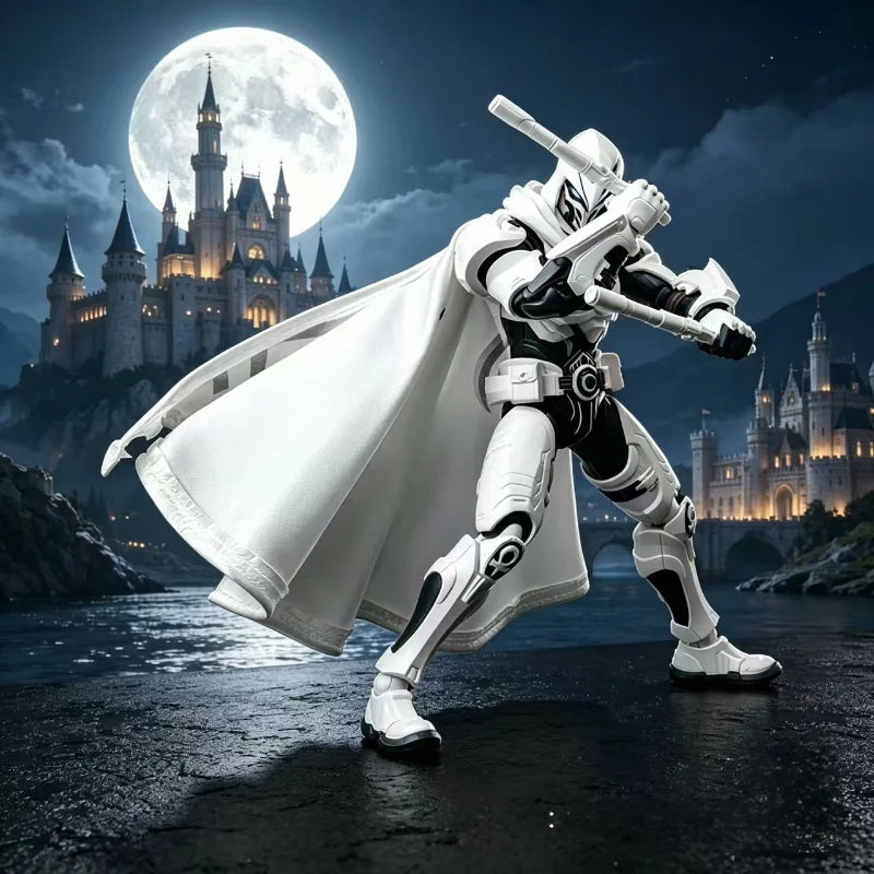 In Stock New Original Blokees Beyond Version Moon Knight 15.2cm Assemble Model Kit Building Block Figure Gifts Toys Collection