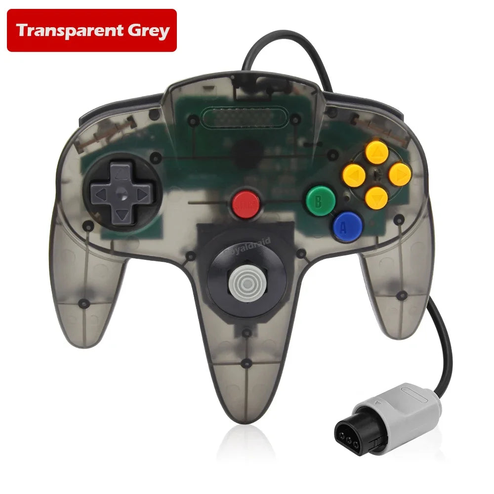 NEW For N64 Controller Classic Wired Remote Control Gamepad Gaming Joystick Retro Video Game System For N64 Console Joypads
