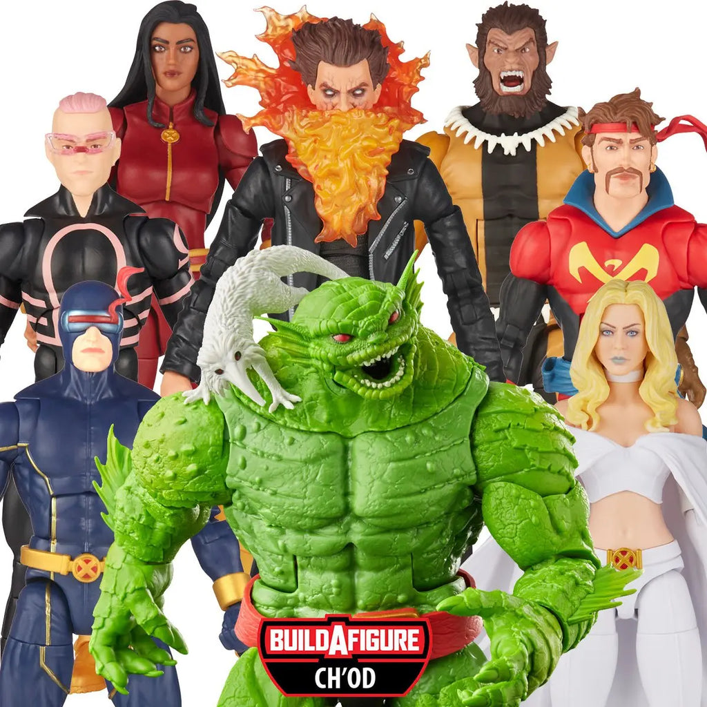 Marvel Legends Kid Omega Corsair Chamber Emma Frost Cyclops Monet St. Croix Fang Ch'od BAF Wave 6" Action Figure