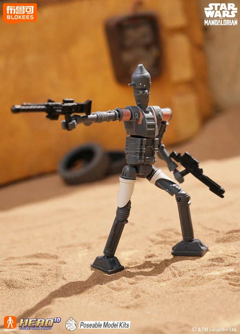 Original Blokees Star Wars Blind Box Galaxy Of Stars Mandalorian Bounty Hunt Toy Decorative Ornaments Action Figures Gift Toys