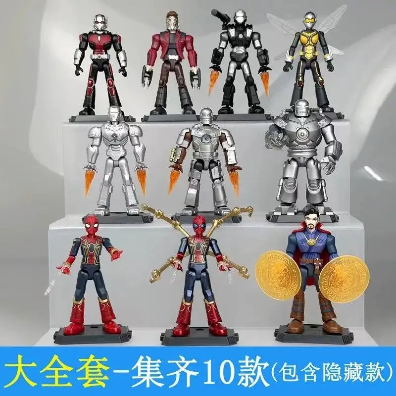 Original BLOKEES The Avengers Building Block Toys Action Figure Iron Man Captain America Thanos Assembly Model Toys Kids Gifts