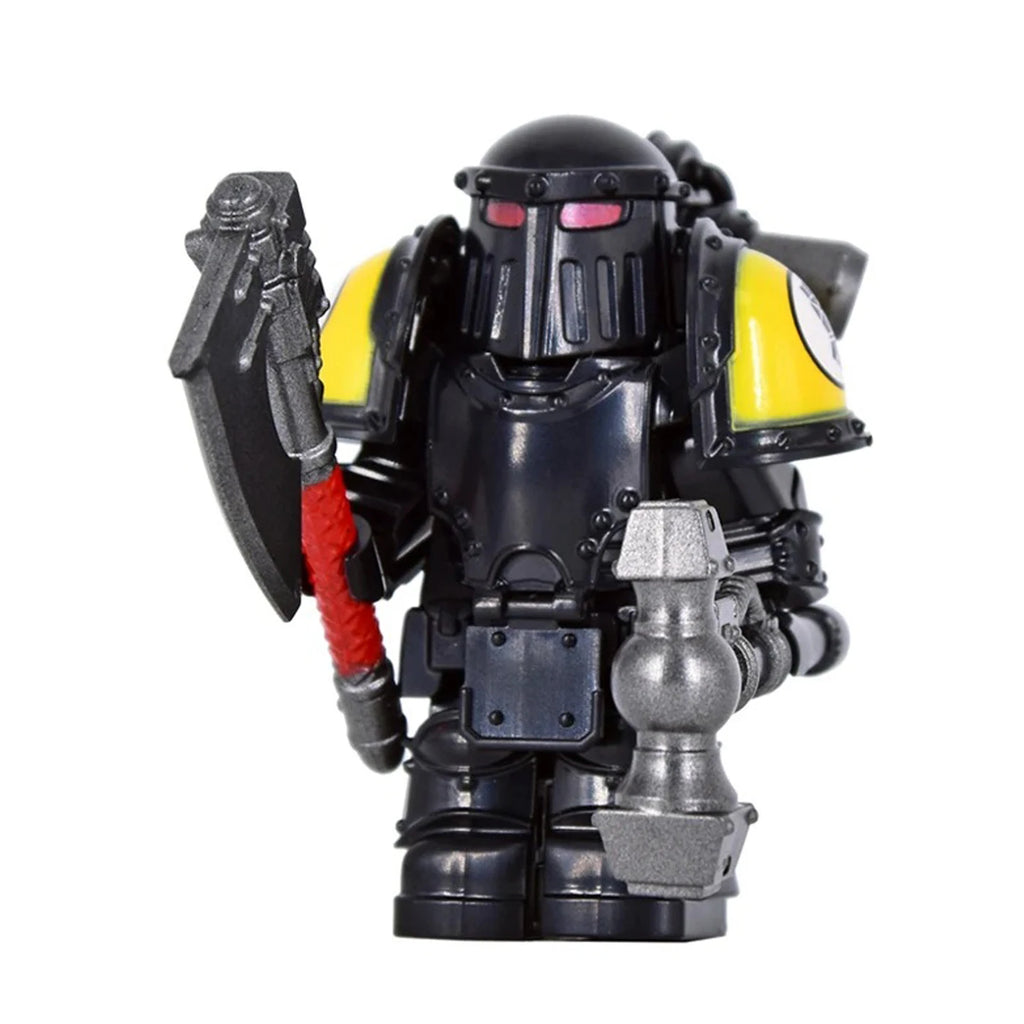 11pcs Medieval Soldiers Mini Action Knights Bracket Model Figures Weapons Robots Mecha Building Blocks Bricks Toy