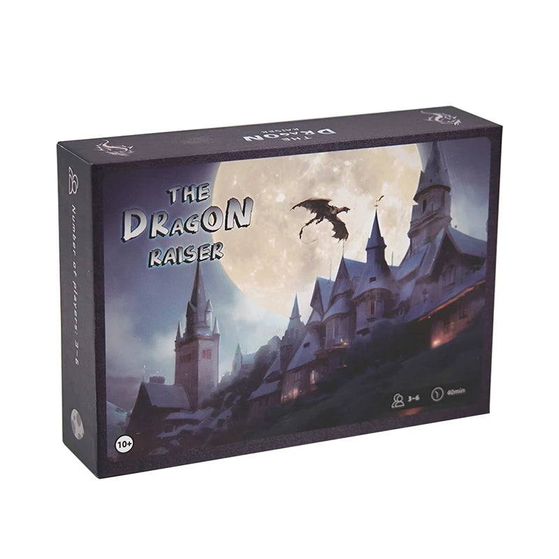 The Dragon Raiser: Strategic Card Game for 3-6 Players, Ages 10+ – Auction, Trade, and Hunt Dragons