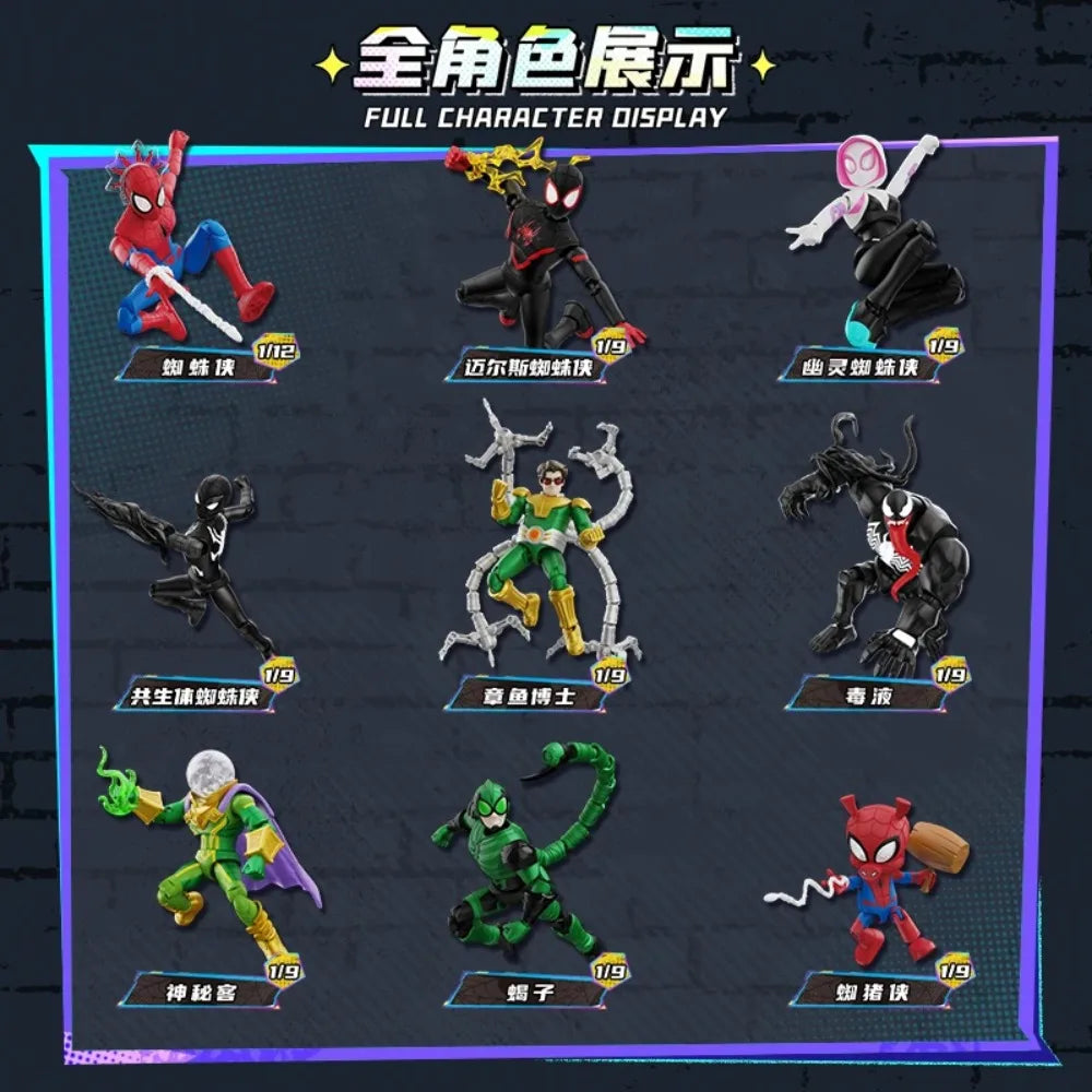 Blokees Marvel Superhero The Avengers GV05 Spider-Man Mile  Gwen Ghost Spider Spider-Pig Venom Action Figure Collect Gifts