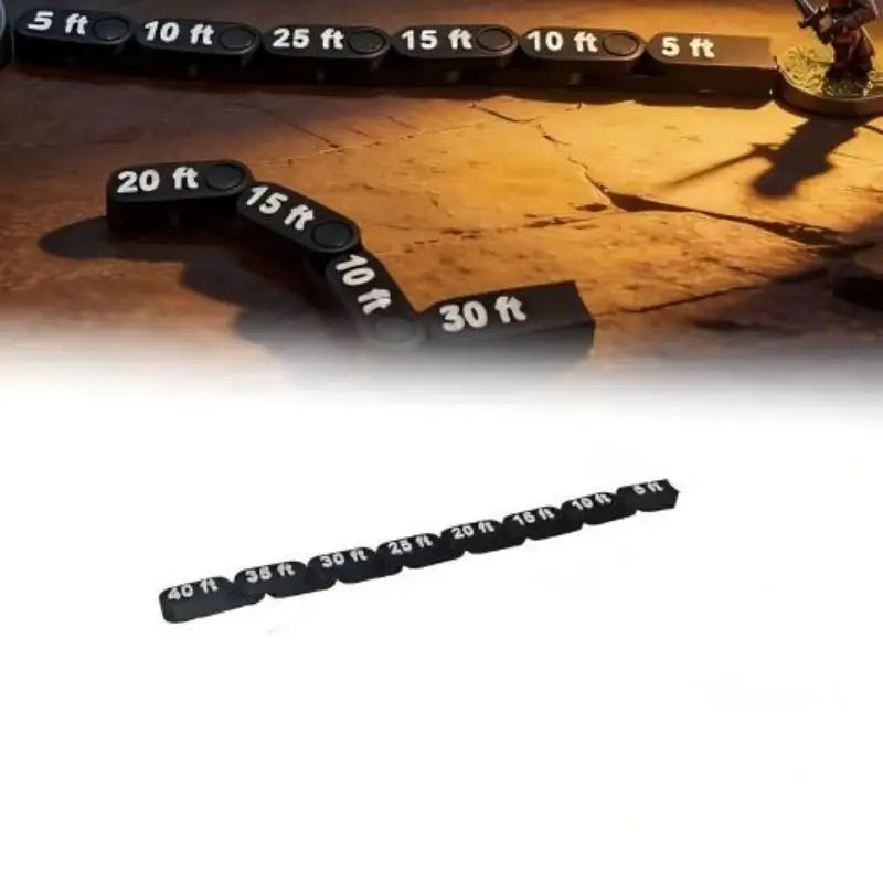 *Articulated  Movement Ruler – Flexible Chain Measuring Gauge For Wargaming Board Games