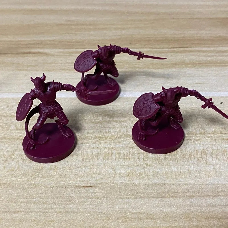Lot Cave Bear Red Dragon Devil Rogue Cleric Elf Paladin  Monsters Character Board Game Minis