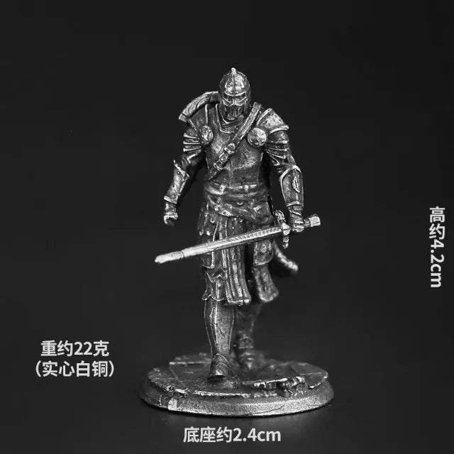 White copper  -  table game pieces, can be painted and used in RPG, and Fantasy games