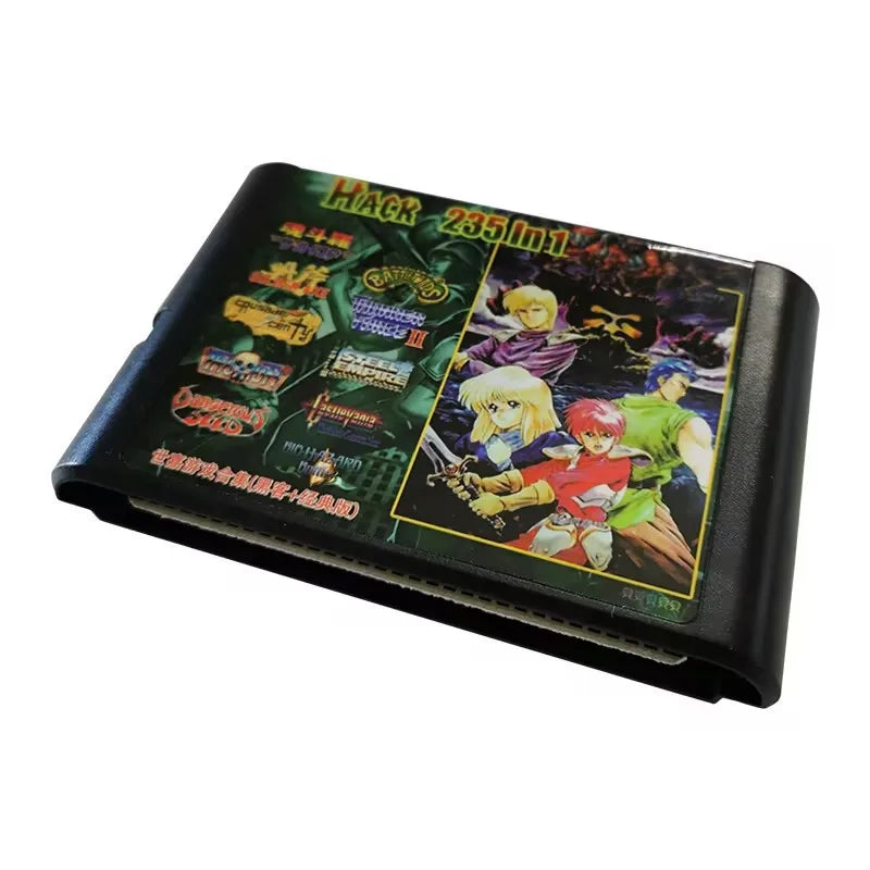 235 in 1 MD Cartridge Mulit Game in One For 16 Bit Game For Mega Drive Mega Genesis