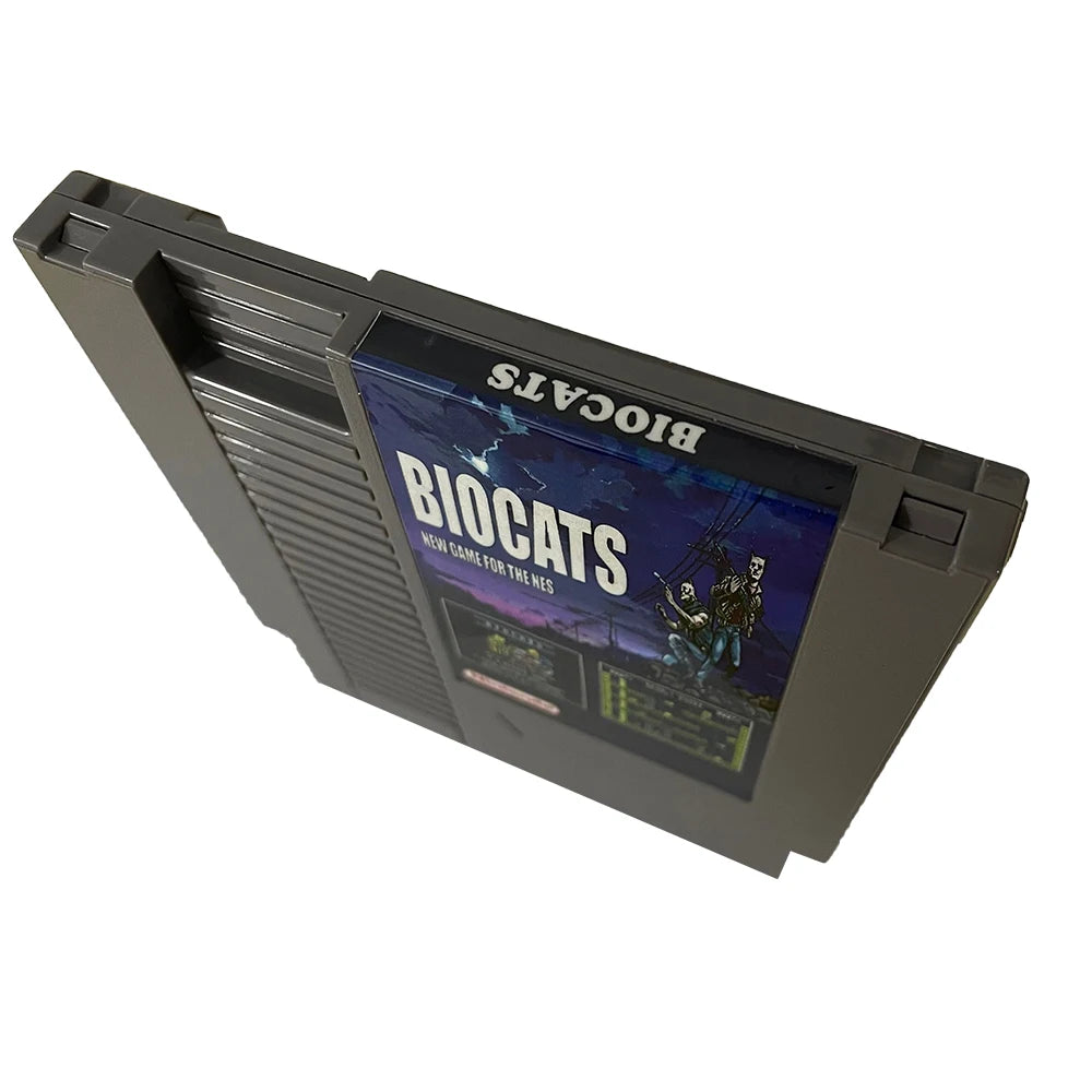 BIOCATS - Homebrew Games - A Brand NEW NES Game Cartridge 8 Bit 72Pins Video Game Cart For Original NES Console