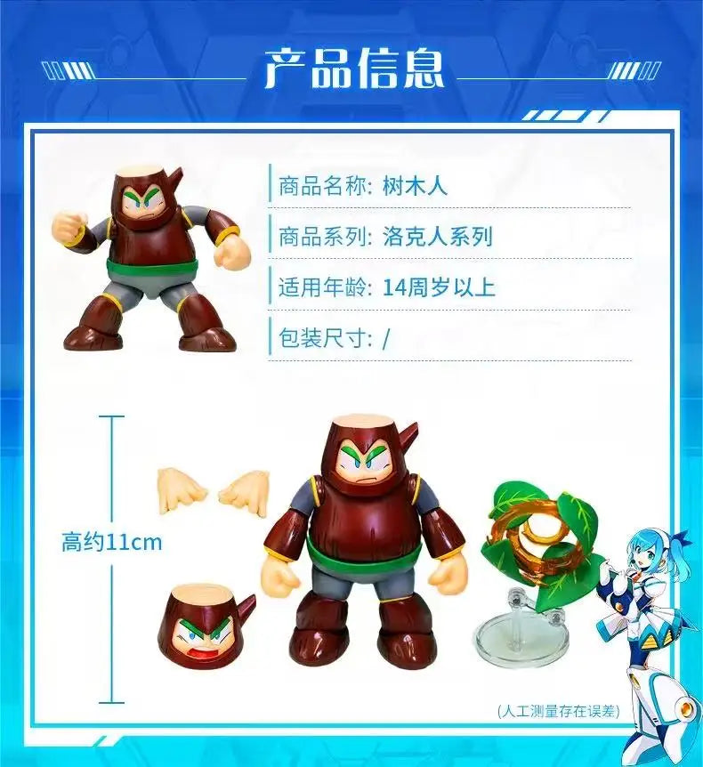 New in Stock Jada Toys Mega Man Ice Fire Cut Elec Hyper Tree Bubble Action Figure Collectible Toy Gift