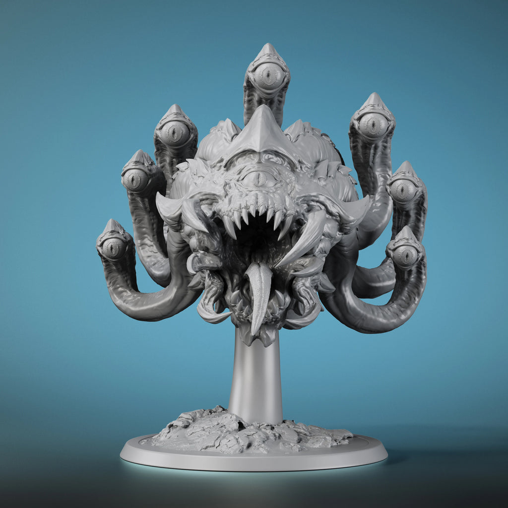 Beholder Monster Miniature, Fantasy TTRPG Creature Model, Collectible Accessory for Tabletop TRPG Games, Display Decor