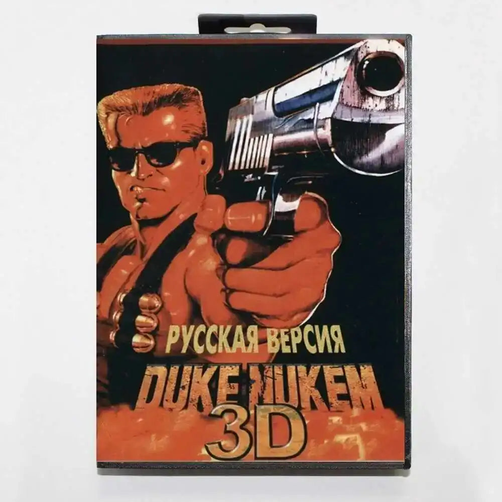 Duke Nukem 3D MD Game Card with Box for 16 Bit Sega Megadrive Genesis Console