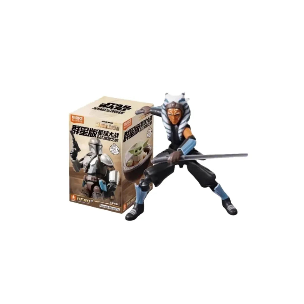 Blokees Star Wars The Mandalorian Action Figures Bounty Journey Series Blind Box Collectible Toys for Fans Collection