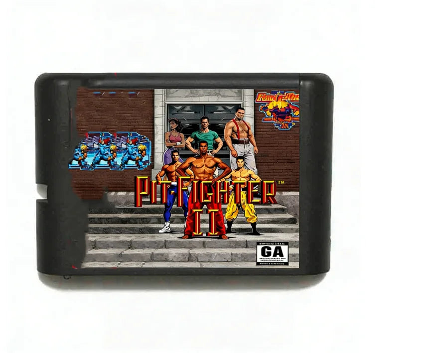 Pit Fighter 2 unreleased MD 16Bit Game Card For Mega Drive Game Console