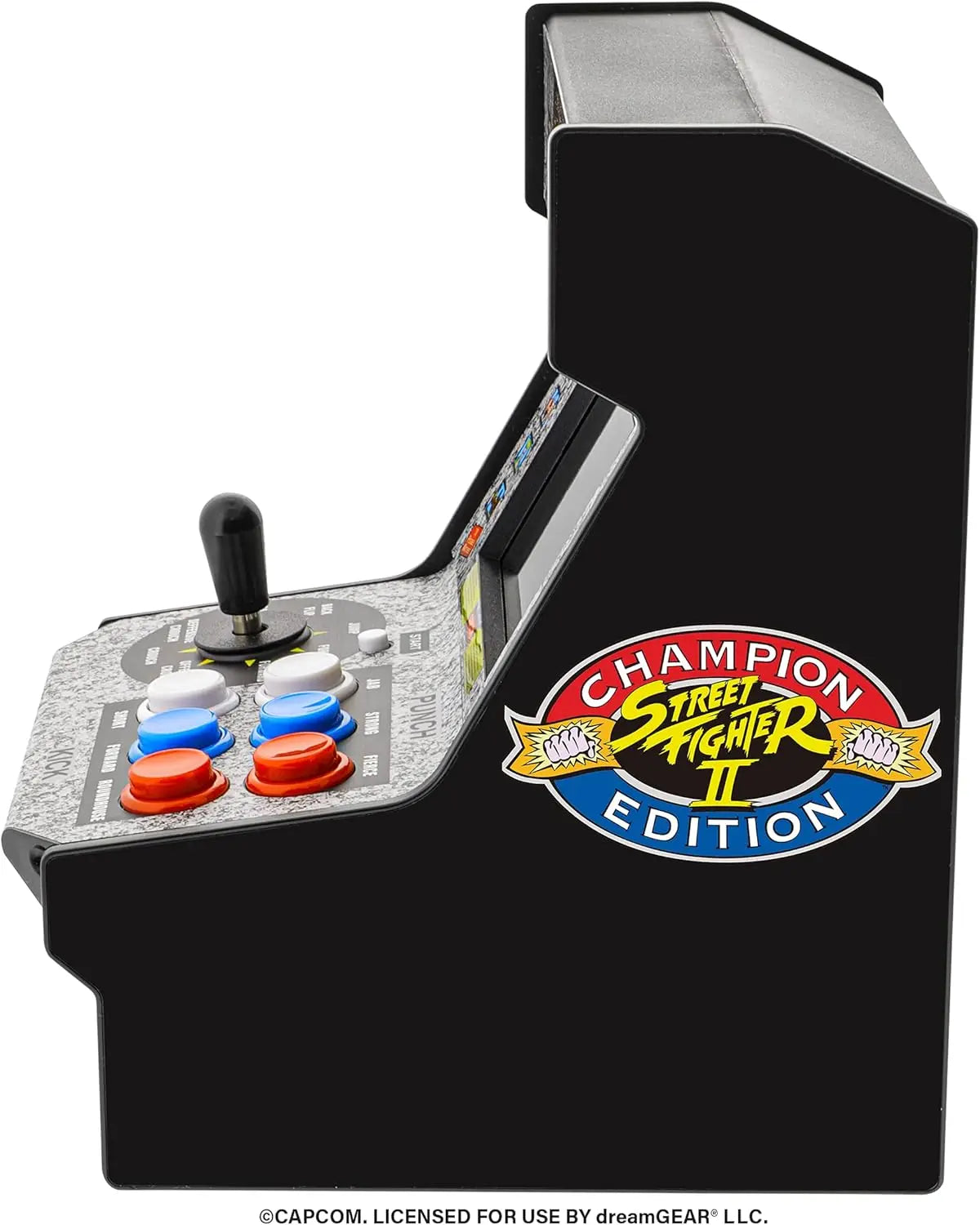 Street Fighter 2 Micro with Multiplayer Link, 7.5 Inch Collectible Arcade Game