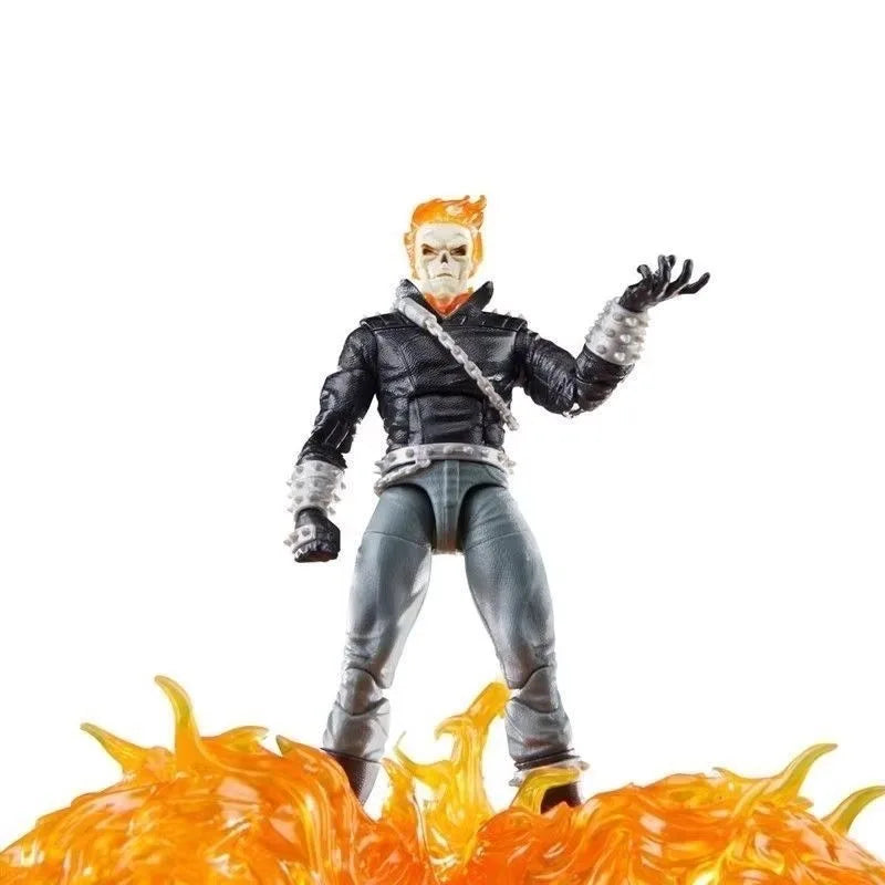 Ghost Rider And Motorcycle Battle Car 85th Anniversary Series 6-Inch Marvel Legends Action Figure Model Gift