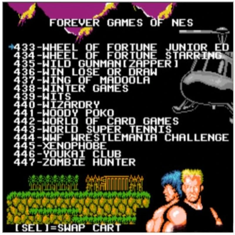 FC Game Cartridge 852 in 1 (405+447) for FC Consoles