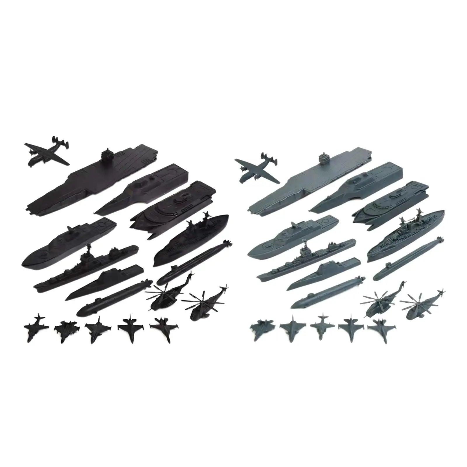 17x Naval Ship Assembly Kit Featuring Helicopter for Boys and Girls