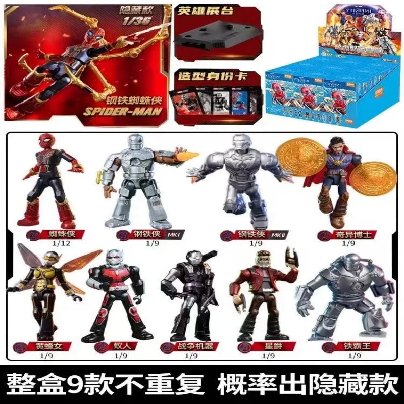 Original BLOKEES The Avengers Building Block Toys Action Figure Iron Man Captain America Thanos Assembly Model Toys Kids Gifts