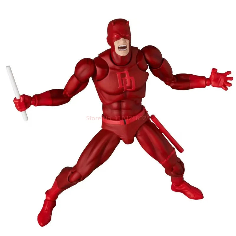 NEW CT Toys Daredevil Figure Mafex 223 SHF KO Daredevil Comic Version Action Figure PVC Figurine Statue Spiderman Colletion Gift