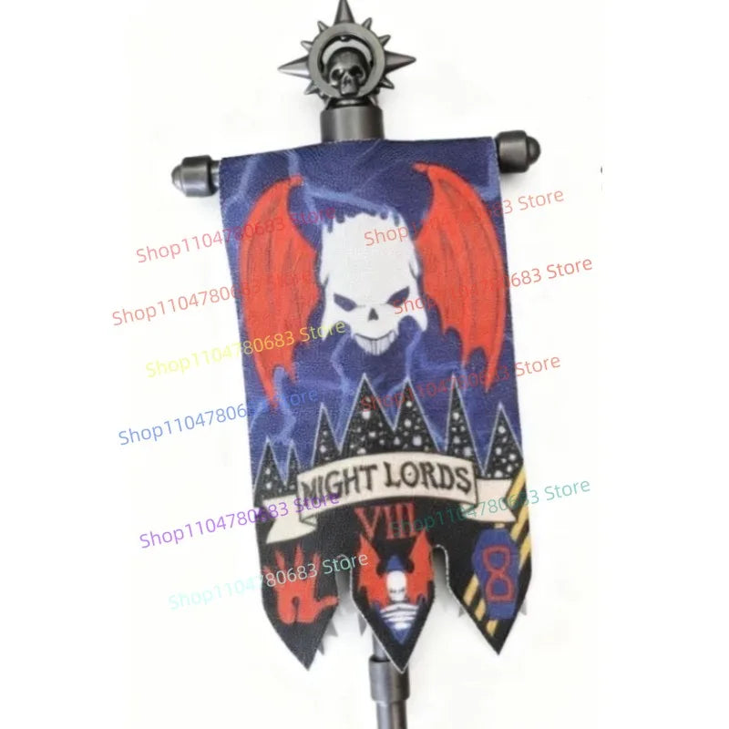 MOC Building Blocks Legion Battle Flag Accessory Mini Figure Assembly Model Display Anime Game Decor Toy Gift Collectible