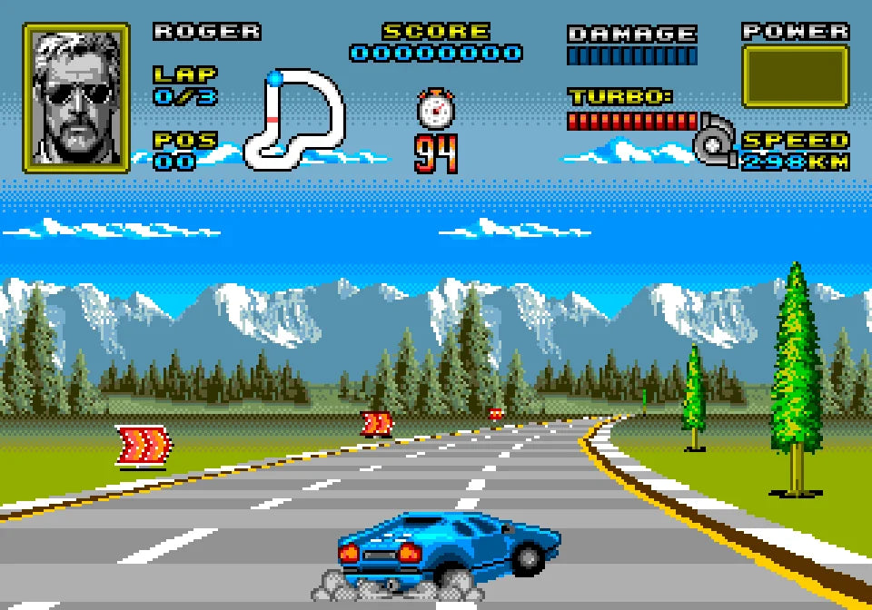 Driftin' Rage MD 16Bit Game Card For Mega Drive Game Console