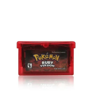 Pokemon Series GBA Game 32 Bit Video Game Cartridge Console Card Emerald Ruby LeafGreen FireRed Sapphire USA Version for GBA/NDS