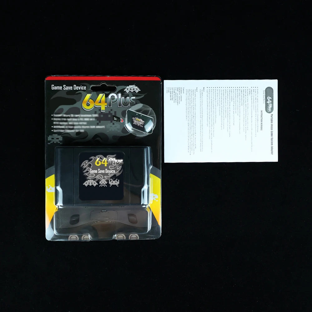 Retro DIY 340 in 1 Game Cartridge With Retail Box for 64 Bit Video Game Console NTSC & PAL Supported Card