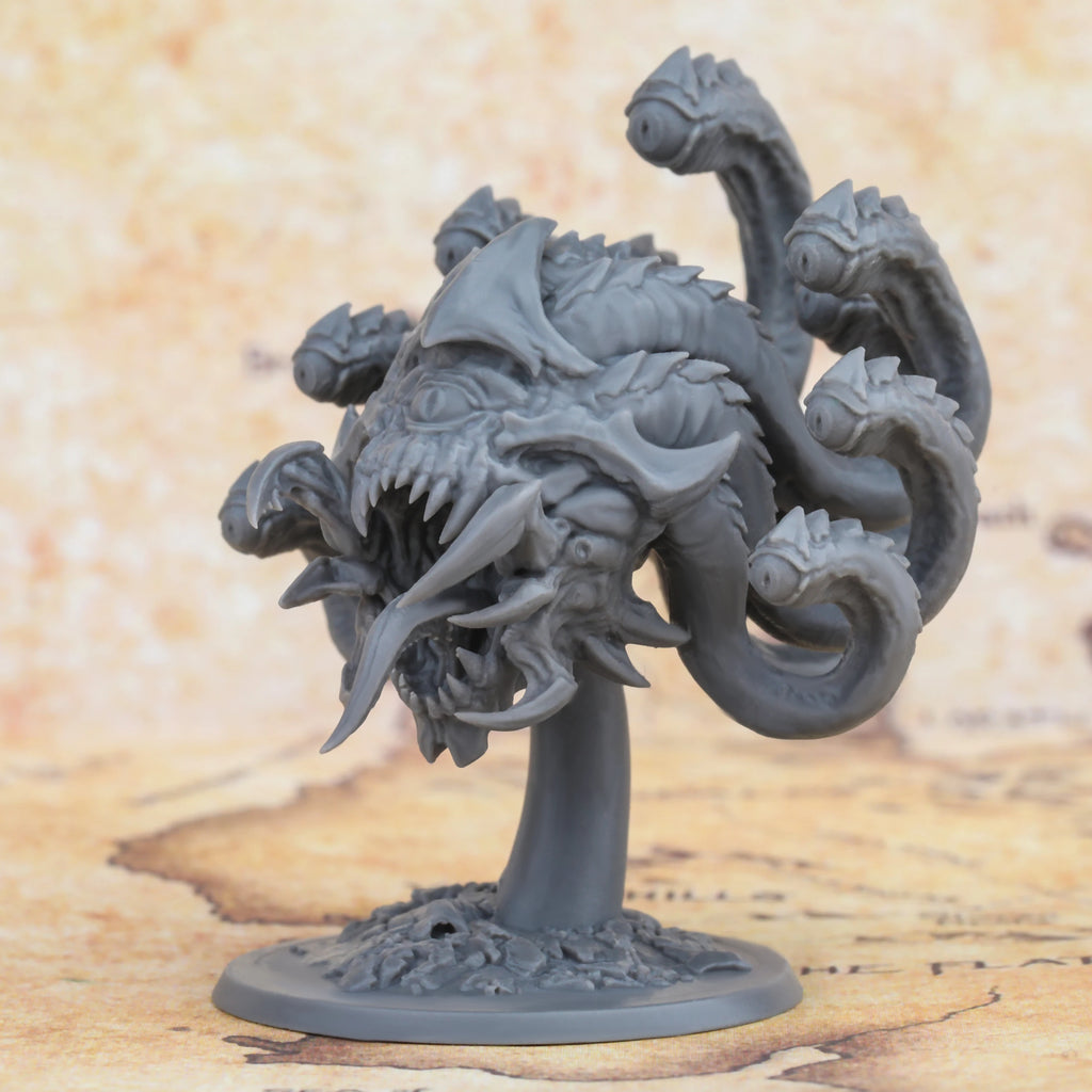 Beholder Monster Miniature, Fantasy TTRPG Creature Model, Collectible Accessory for Tabletop TRPG Games, Display Decor