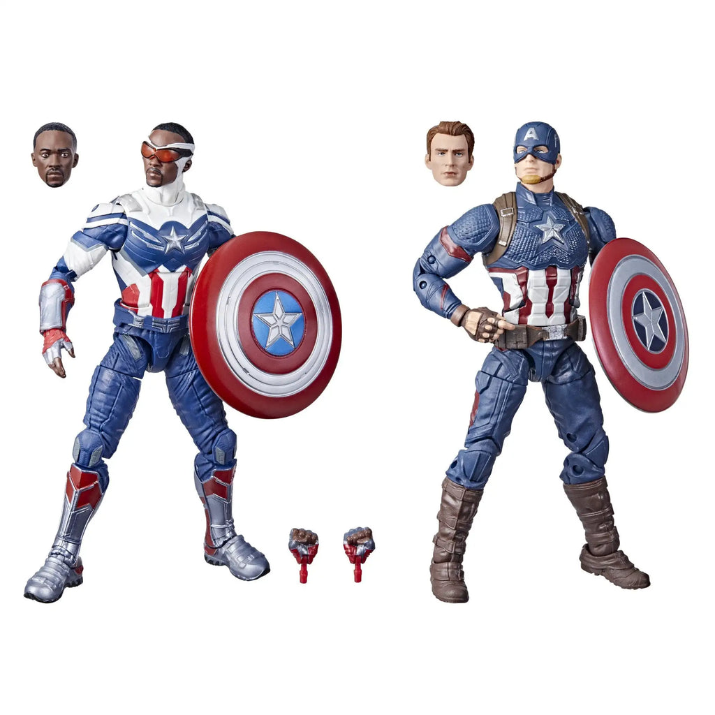 Marvel Legends Endgame Captain American 2-Pack Exclusive No Extra Head 6" Loose Action Figure