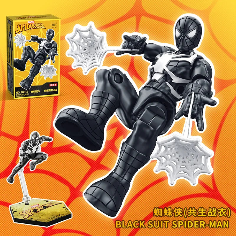 Marvel Legends Blocks Venom BLACK SUIT Spider Man Building Blocks GREEN GOBLIN Cartoon building block Toys For Children Gifts