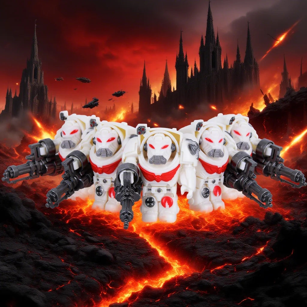 DY NEW 5pcs Knights War Angels Ultramarines Templars War Soldiers hammers Action Figures Building Blocks DIY Toys