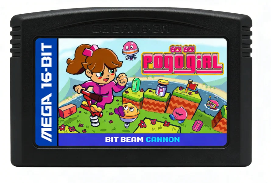 Go! Go! PogoGirl MD 16 Bit Game Card For Mega Drive Game Console