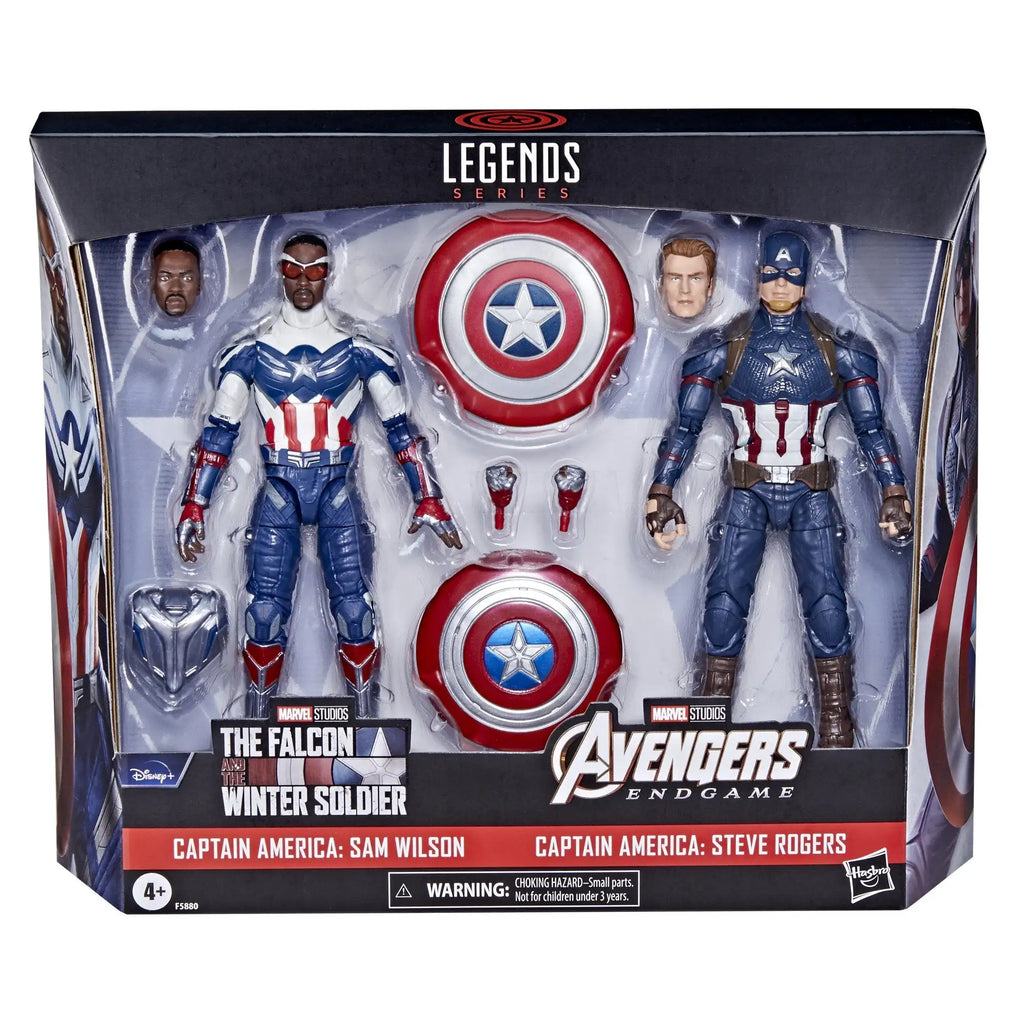 Marvel Legends Endgame Captain American 2-Pack Exclusive No Extra Head 6" Loose Action Figure