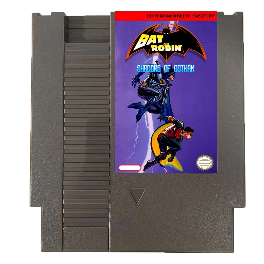 Bat and Robin Shadows of Gotham - 8 BIT NES Game Cartridge For NES Game Cosnole