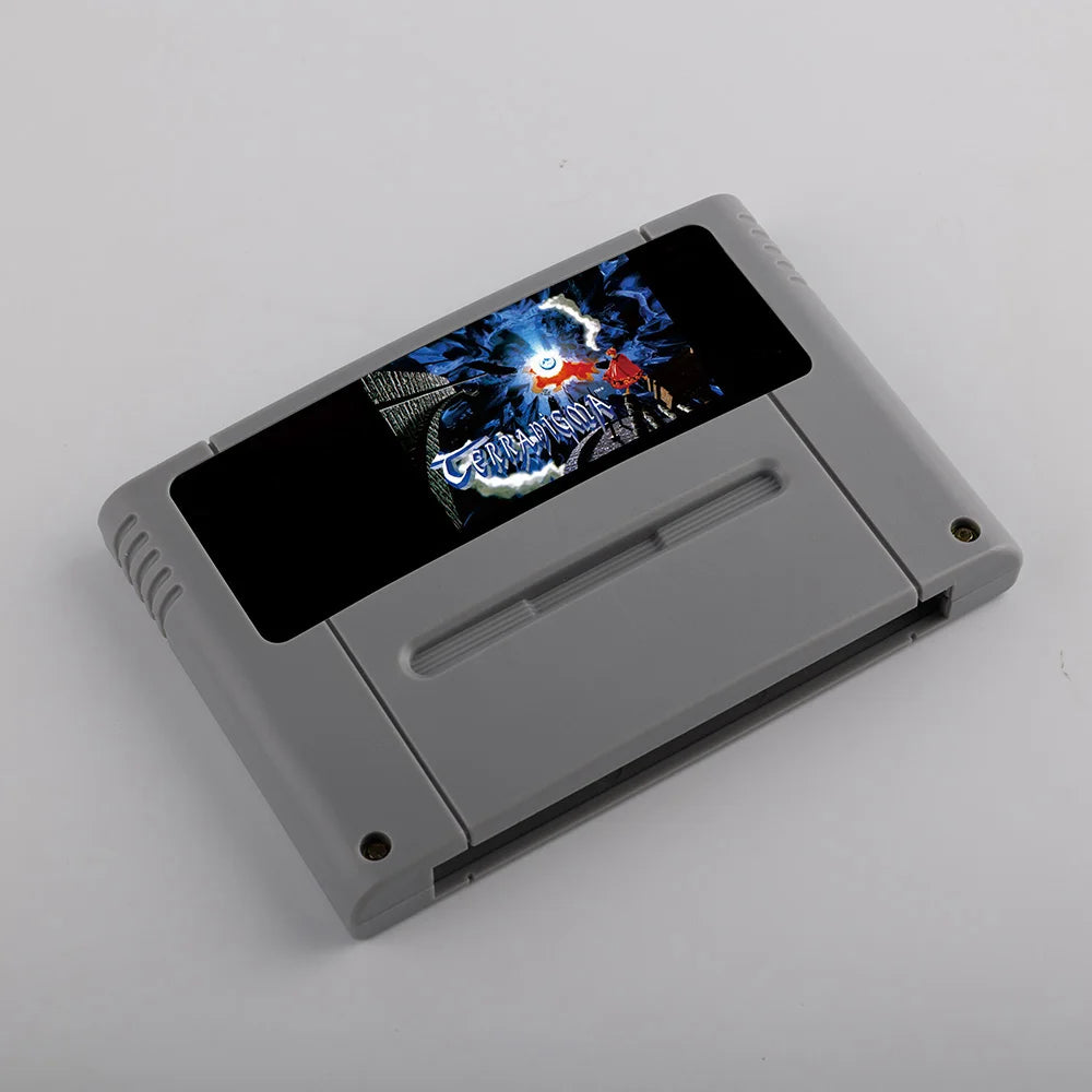 Terranigma RPG game Card for SNES EUR PAL USA NTSC 16bit Game Consoles with Retail Box  Cartridge