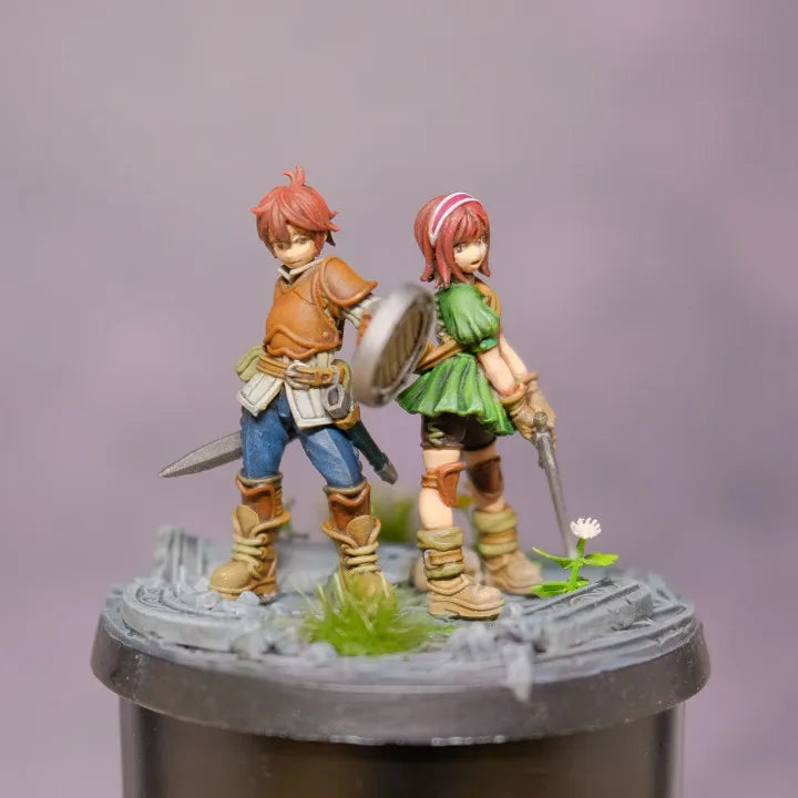 Japanese anime cartoon character third-party model dragon and dungeon dnd